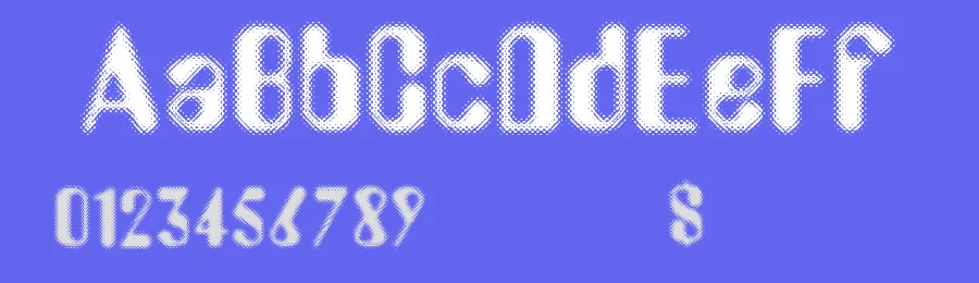 Aerobus Dotty by 1001 Free Fonts — Display Font — thumbnail 3