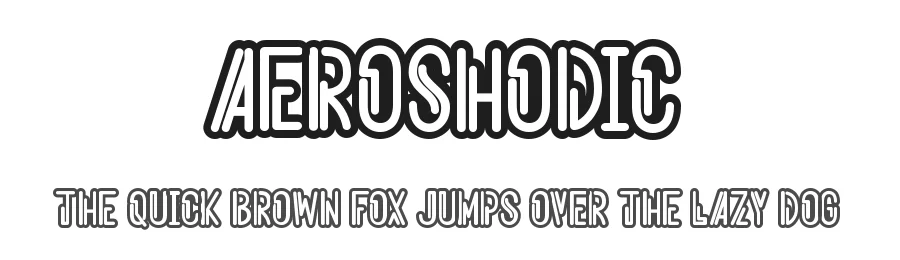 Aeroshodic by Kotak Kuning Studio — Display Font