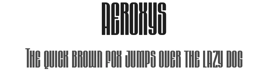 Aeroxys by Kulokale Studio — Sans Serif Font