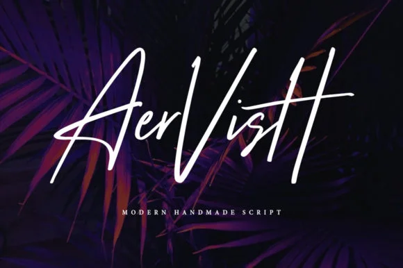 Aervish Font by Maulana Creative — Script Handwritten Font