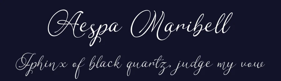 Aespa Maribell by Denustudios — Script Handwritten Font — thumbnail 2