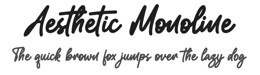 Aesthetic Monoline