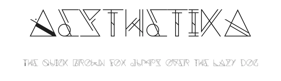 Aesthetika by Ami Littlefair — Decorative Font