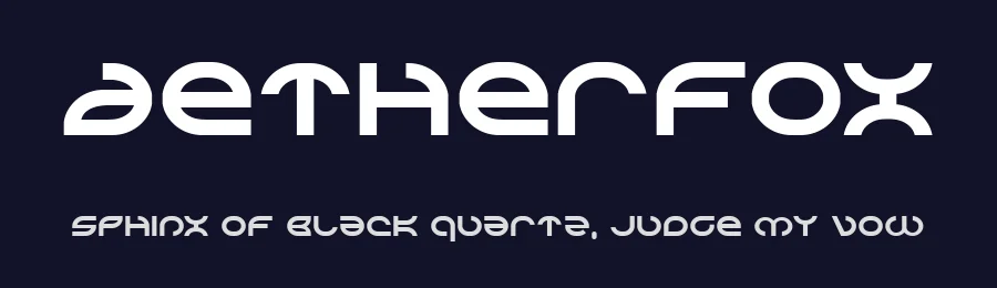 Aetherfox by Iconian Fonts — Display Font — thumbnail 2