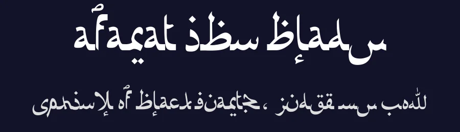 Afarat Ibn Blady by Nowak.tv — Decorative Font — thumbnail 2
