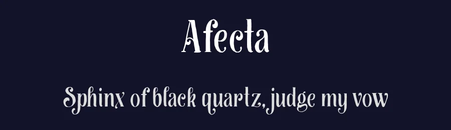 Afecta by Ilham Herry — Decorative Font — thumbnail 2