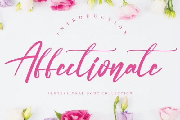 Affectionate Font by Misterletter.co by Misterletter.co — Script Handwritten Font