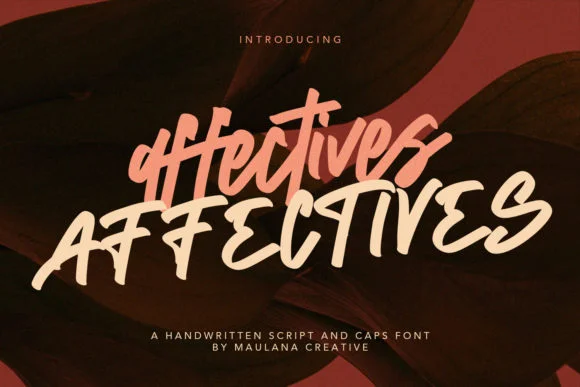 Affectives Font by Maulana Creative — Script Handwritten Font
