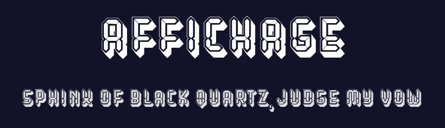 Affichage by Vladimir Nikolic — Display Font — thumbnail 2