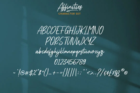 Affinities Font by Maulana Creative — Script Handwritten Font — thumbnail 8