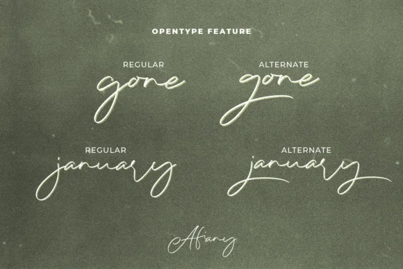 Afiany Font by Maulana Creative — Script Handwritten Font — thumbnail 7