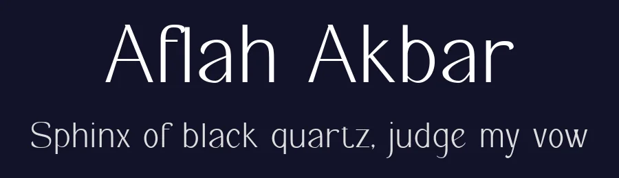 Aflah Akbar by Studio Hello Good — Sans Serif Font — thumbnail 2