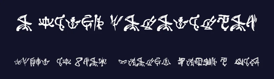 A Fonte Paranormal by Mm4 — Dingbats Font — thumbnail 2