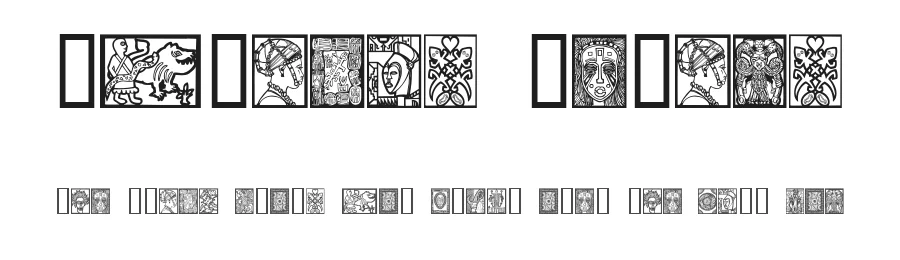 African Design by House of Lime — Dingbats Font