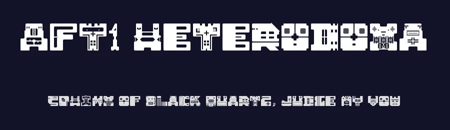 AFT1 Heterodoxa by Abneurone Fluid Types — Decorative Font — thumbnail 2