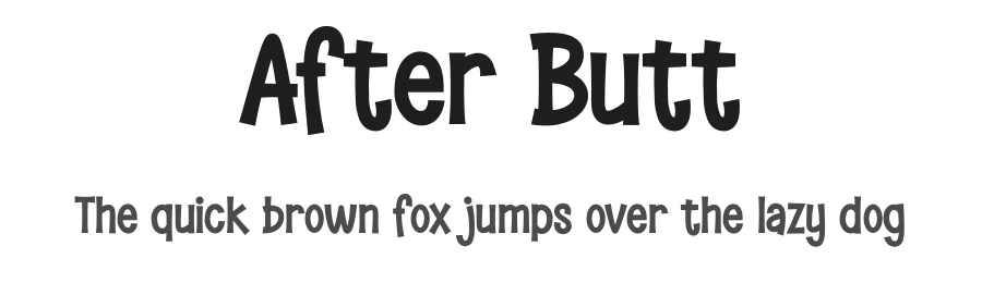 After Butt