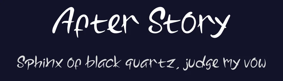 After Story by Seneka Grafika — Script Handwritten Font — thumbnail 2