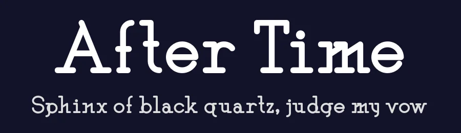 After Time by Nico Muslib — Decorative Font — thumbnail 2