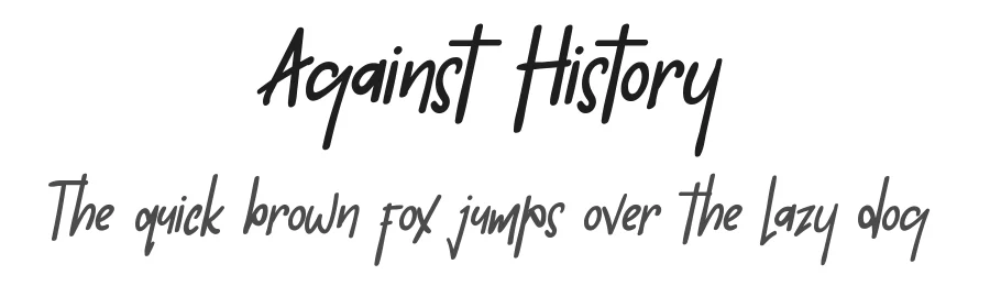 Against History
