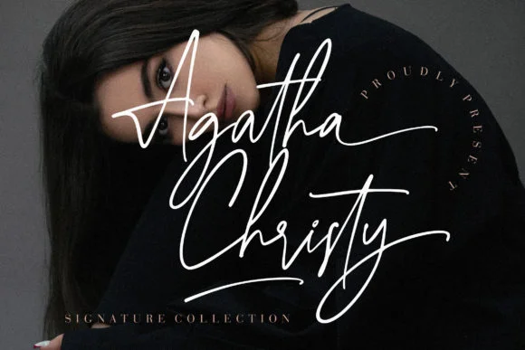 Agatha Christy Font by CreatypeStudio — Script Handwritten Font