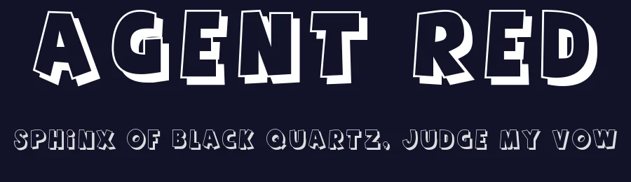 Agent Red by Pizzadude — Decorative Font — thumbnail 2