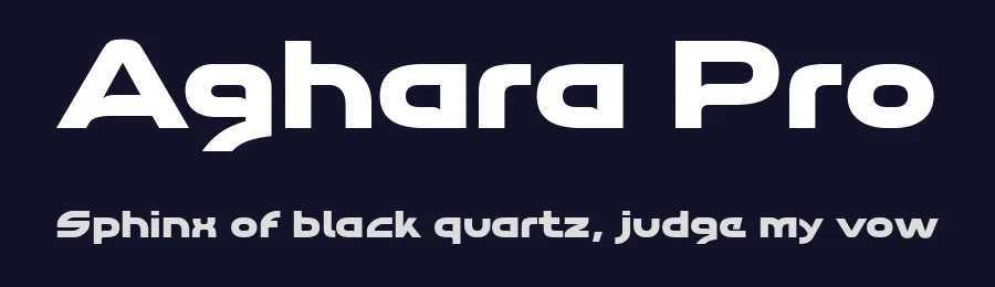 Aghara Pro by Typopey — Display Font — thumbnail 2