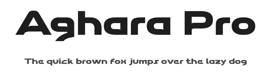 Aghara Pro by Typopey — Display Font