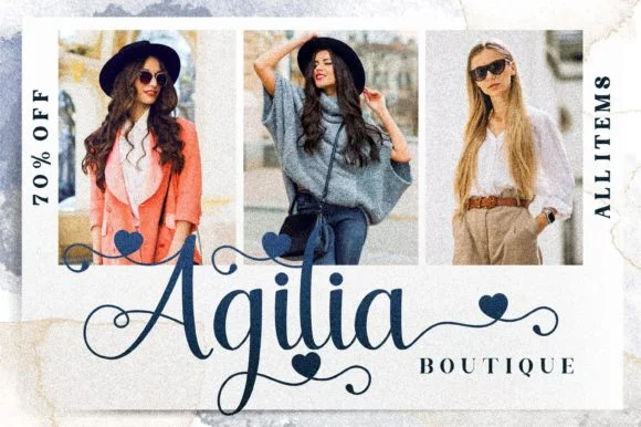 Agilia Font by Letterena Studios — Script Handwritten Font — thumbnail 9