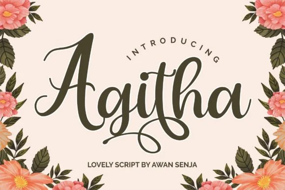 Agitha Font by awansenja.type — Script Handwritten Font