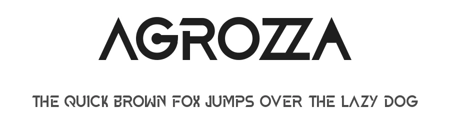 Agrozza by RaisProject — Display Font