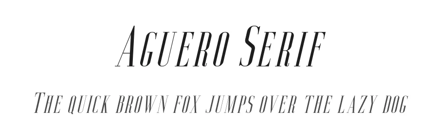 Aguero Serif