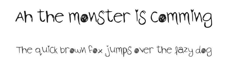 Ah the monster is comming