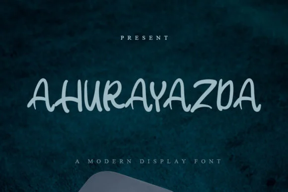 Ahurayazda Font by muhawk47 β Script Handwritten Font