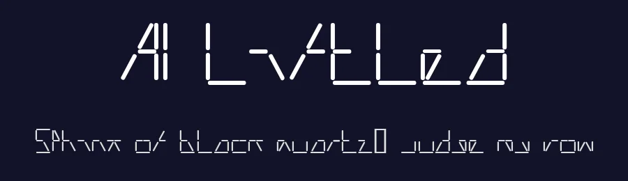 AI Liftled by Ritchtype — Display Font — thumbnail 2