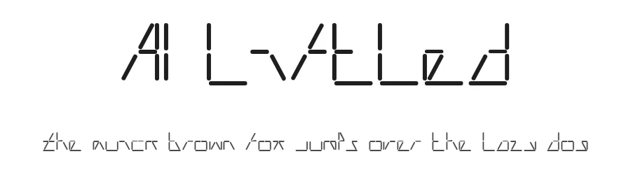 AI Liftled by Ritchtype — Display Font