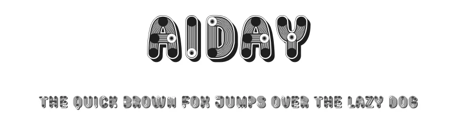 Aiday by Vladimir Nikolic — Decorative Font