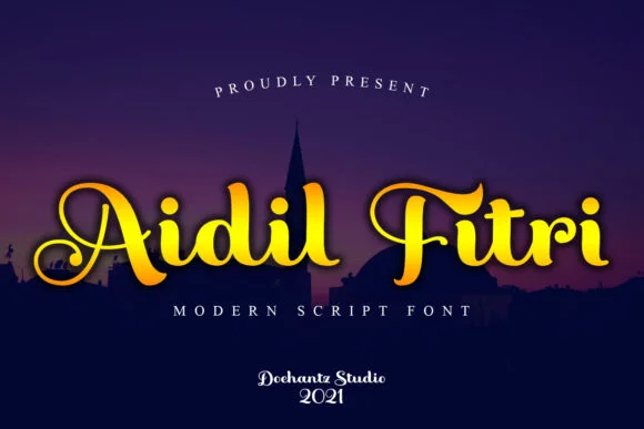 Aidil Fitri Font by Doehantz Studio — Script Handwritten Font