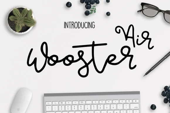 Air Wooster Font by Mellow Design Lab — Script Handwritten Font