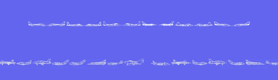 Air Force II by Iconian Fonts — Dingbats Font — thumbnail 3