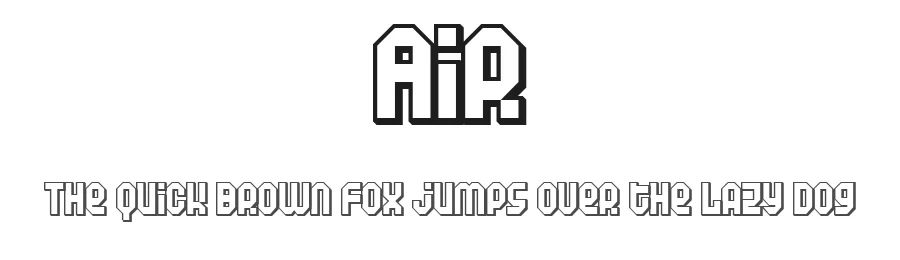 Air by Fontalicious — Display Font