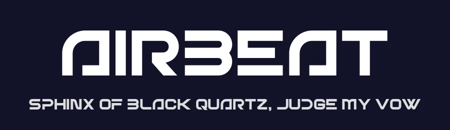 Airbeat by Khurasan — Display Font — thumbnail 2