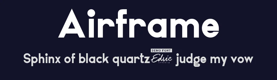 Airframe by Edric Studio — Sans Serif Font — thumbnail 2