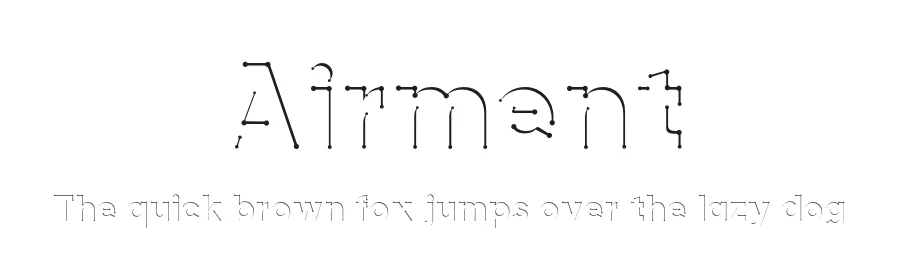 Airment by ArtDesWorld — Sans Serif Font