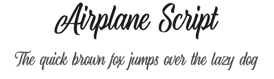 Airplane Script