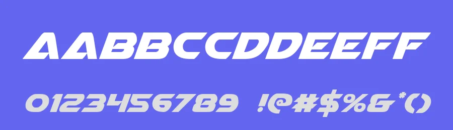 Airstrike by Iconian Fonts — Display Font — thumbnail 3