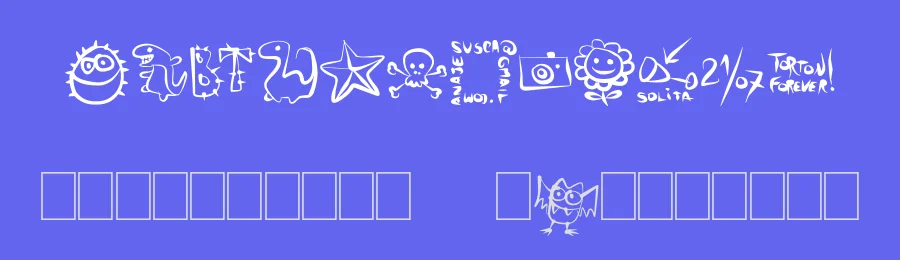 AJC BT Font by Ana Jesus BT Cantera — Dingbats Font — thumbnail 3