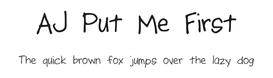 AJ Put Me First