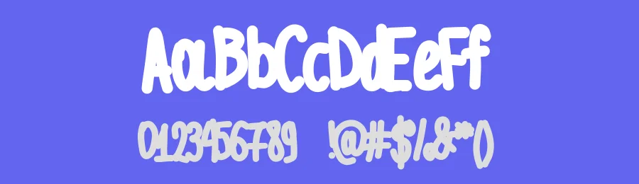 Aka Acid GR Chubby by ACC Hubby — Script Handwritten Font — thumbnail 3