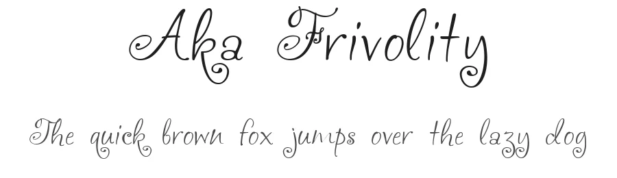 Aka Frivolity