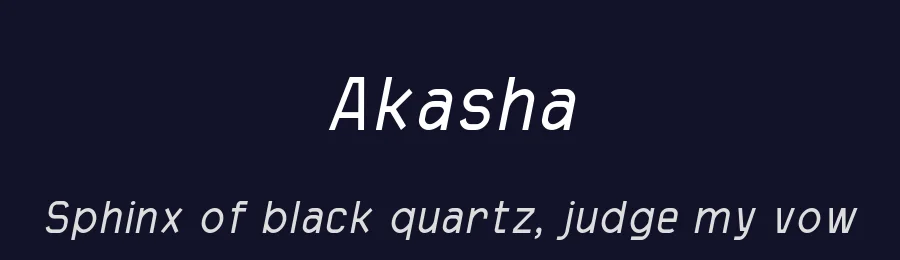 Akasha by GGBotNet — Sans Serif Font — thumbnail 2
